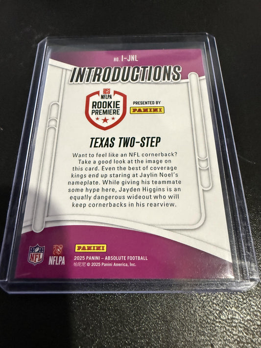 2025 Panini Absolute #I-JNL Texas Two-Step Introductions