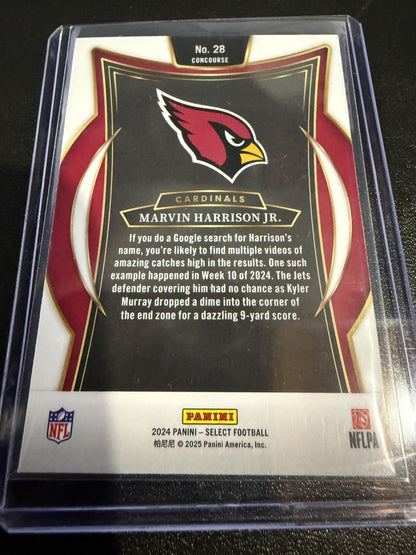 2024 Panini Select #28 Marvin Harrison Jr.
