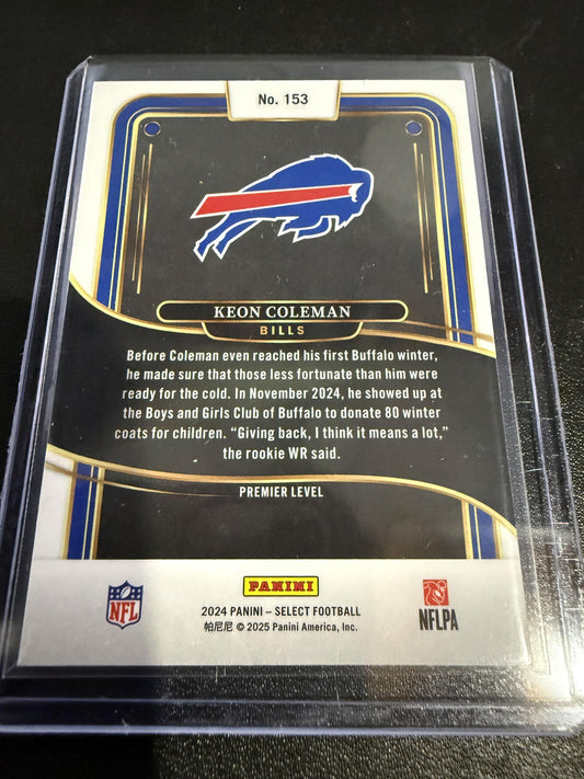 2024 Panini Select #153 Keon Coleman