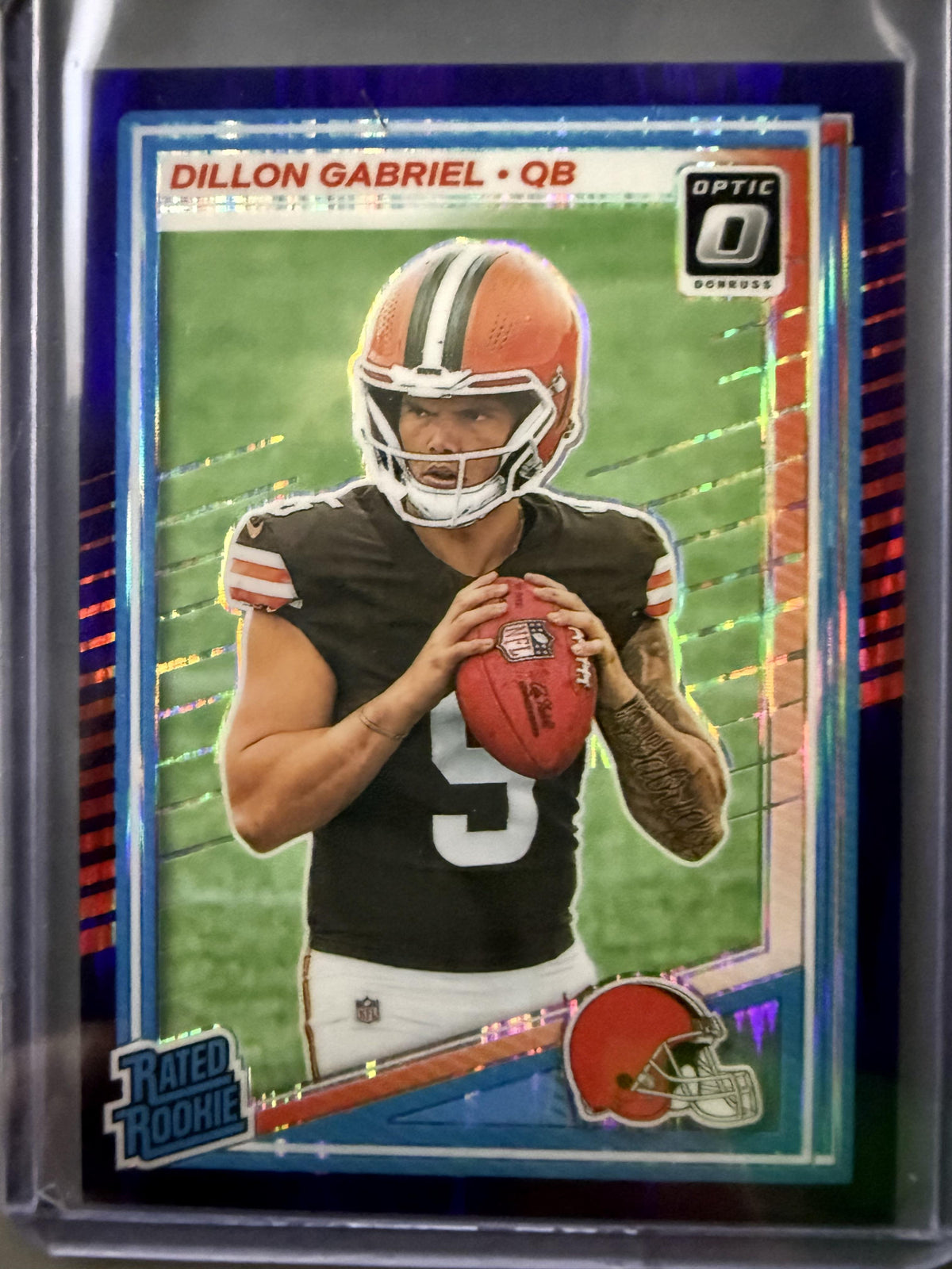 2025 Donruss Optic #263 Dillon Gabriel Purple Shock