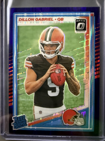 2025 Donruss Optic #263 Dillon Gabriel Purple Shock