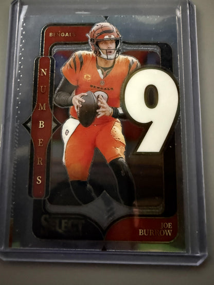 2024 Panini Select #15 Joe Burrow Select Numbers