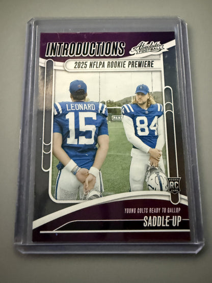 2025 Panini Absolute #I-RLD Saddle Up Introductions