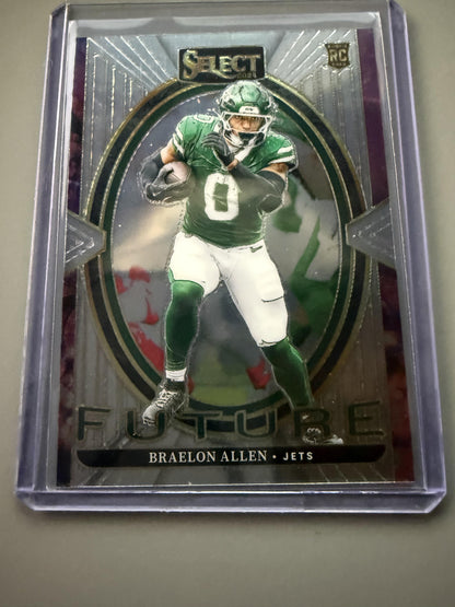 2024 Panini Select #23 Braelon Allen Select Future Prizm