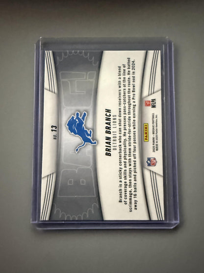 2025 Panini Mosaic #13 Brian Branch Bang!