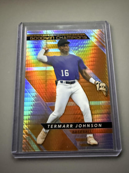 2022 Upper Deck  #GP-TE Termarr Johnson Platinum High Series Orange Prism #/499
