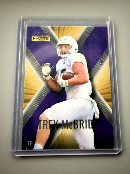 2022 Wild Card Matte #MXP-46 Trey McBride X-Plode Gold/Purple X #/50