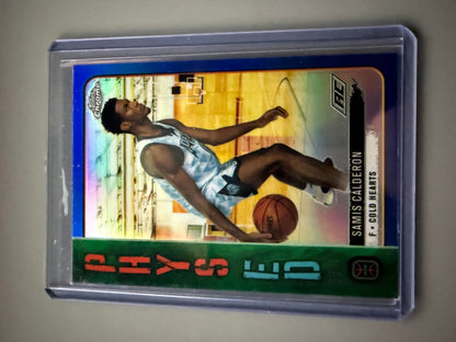 2023-24 Topps Chrome OTE #PE-2 Samis Calderon Phys Ed Blue Refractors #/99