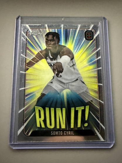 2023-24 Topps Chrome Overtime Elite #RI-10 Somto Cyril Run It