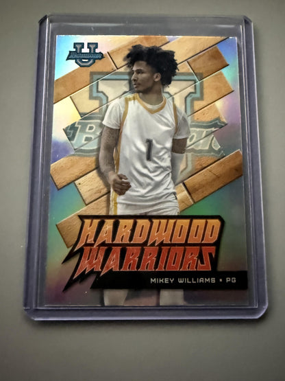 2022-23 Bowman University Best #HW-29 Mikey Williams Hardwood Warriors