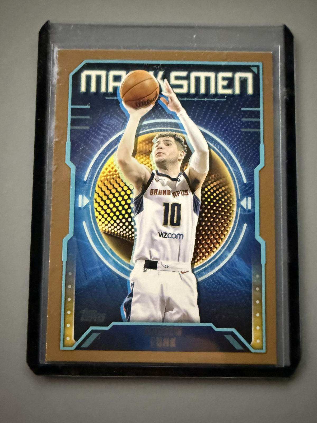 2023-24 Topps G-League #M-18 Andrew Funk Marksman Gold #/50