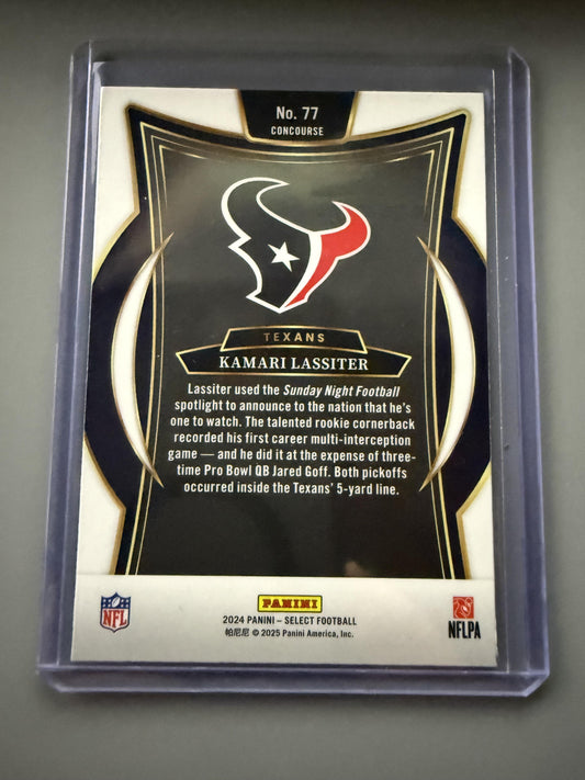 2024 Panini Select #77 Kamari Lassiter