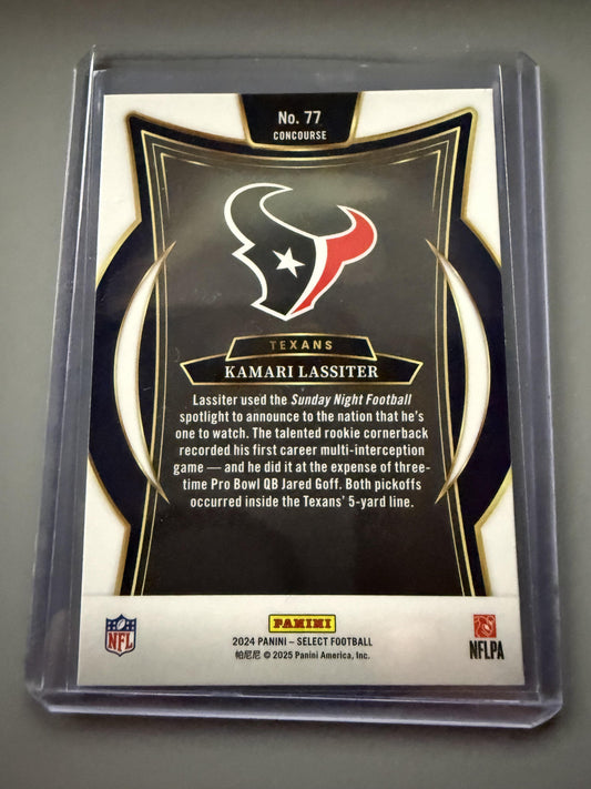 2024 Panini Select #77 Kamari Lassiter