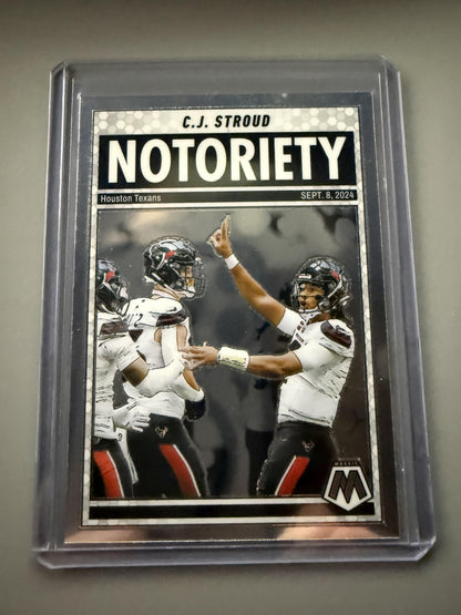 2025 Panini Mosaic #5 C.J. Stroud Notoriety