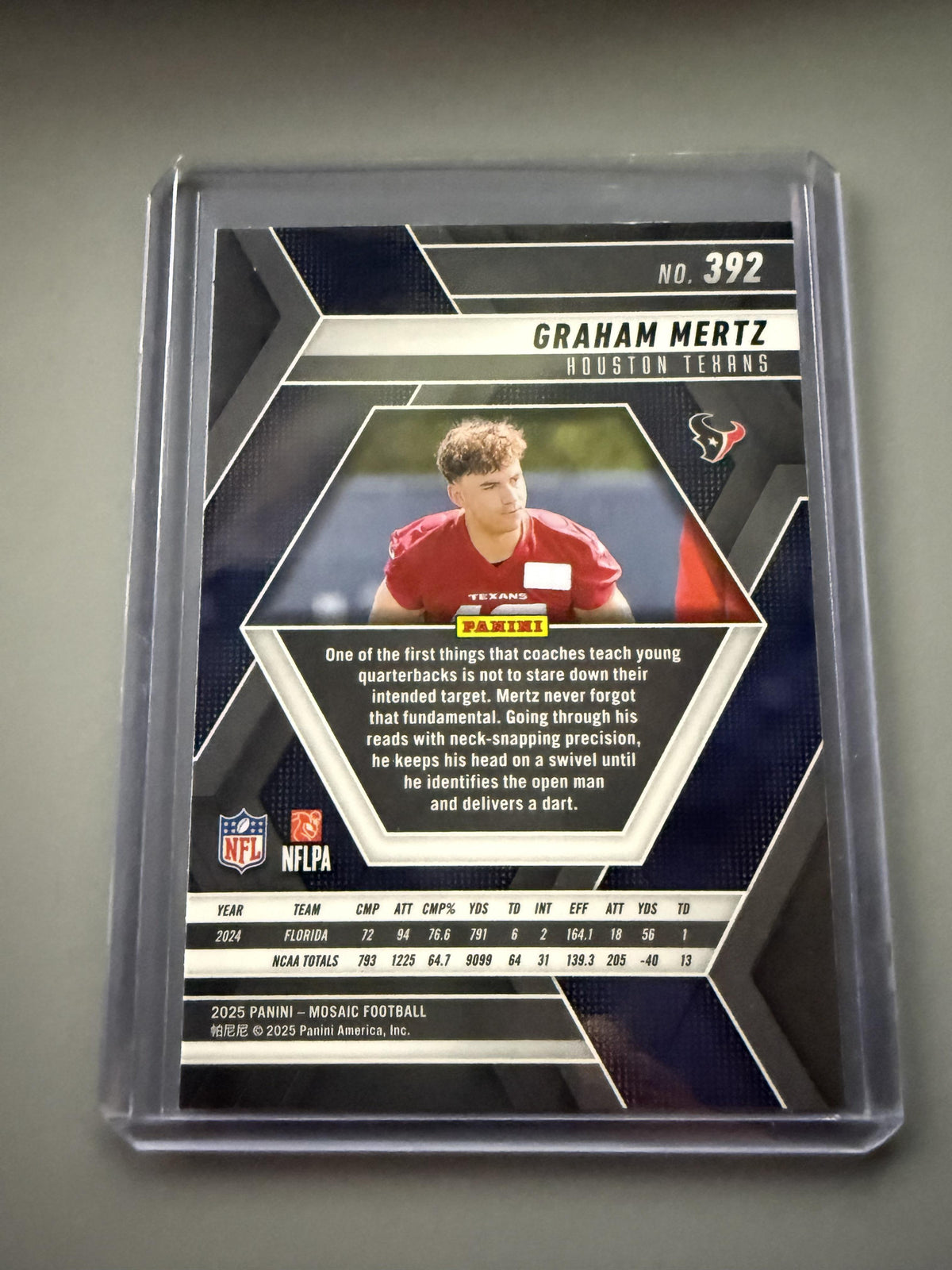 2025 Panini Mosaic #392 Graham Mertz