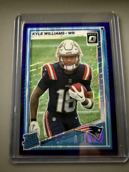 2025 Donruss Optic #245 Kyle Williams Purple Shock