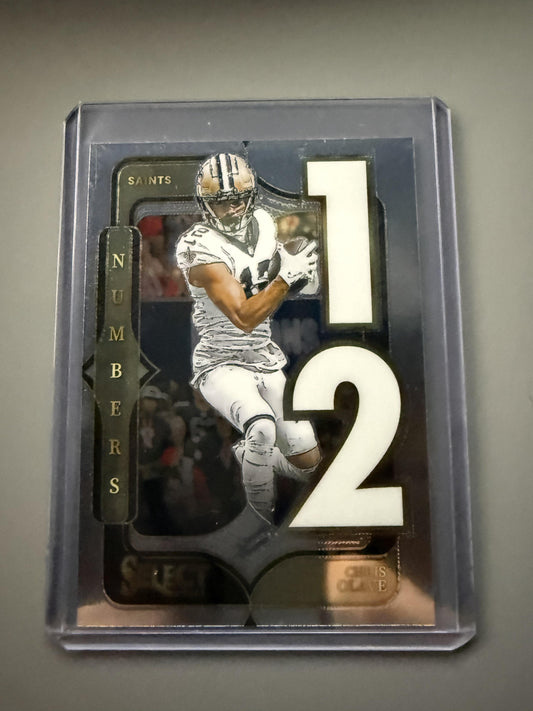 2024 Panini Select #13 Chris Olave Select Numbers