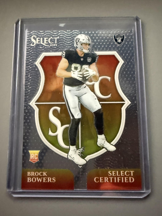 2024 Panini Select #7 Brock Bowers Select Certified Rookies