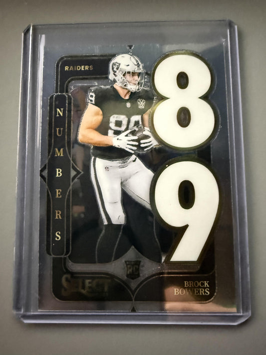 2024 Panini Select #12 Brock Bowers Select Numbers