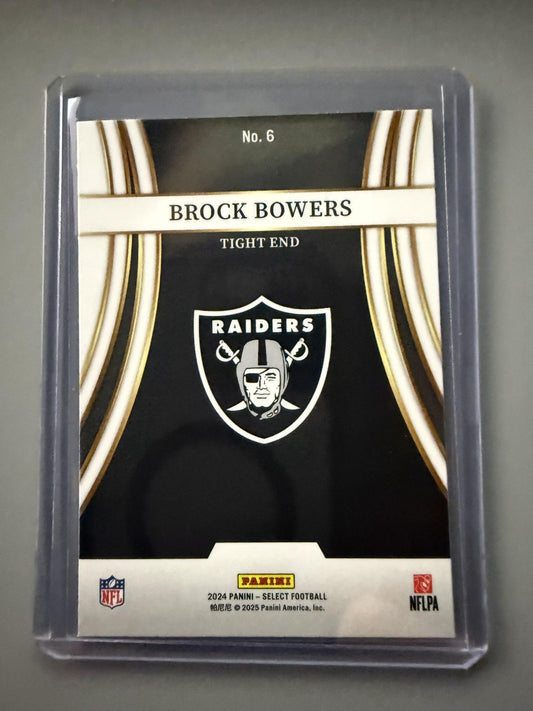 2024 Panini Select #6 Brock Bowers Turbocharged
