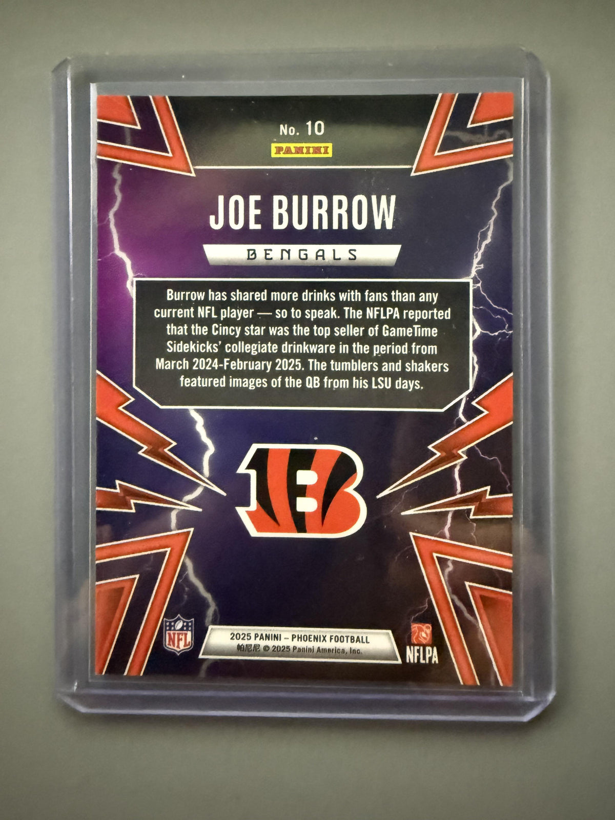 2025 Panini Phoenix #10 Joe Burrow Thunderbirds