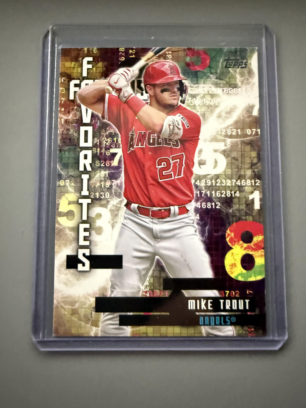 2024 Topps #FF-2 Mike Trout Fantasy Favorites