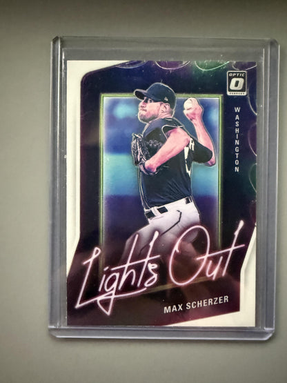 2021 Donruss Optic #LO11 Max Scherzer Lights Out