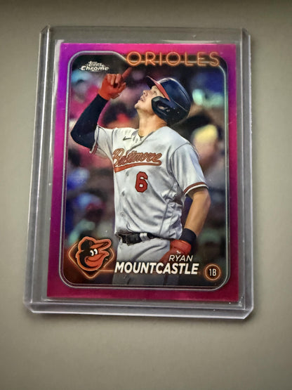 2024 Topps Chrome #265 Ryan Mountcastle Pink Refractor