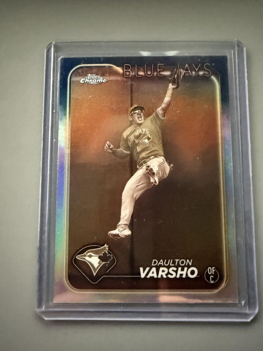2024 Topps Chrome #140 Daulton Varsho Sepia Refractor