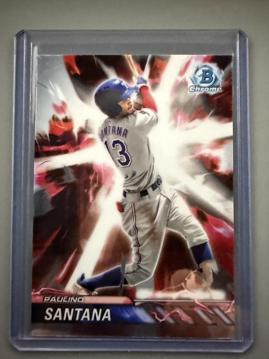 2024 Bowman Draft #PP-20 Paulino Santana Plasma Power