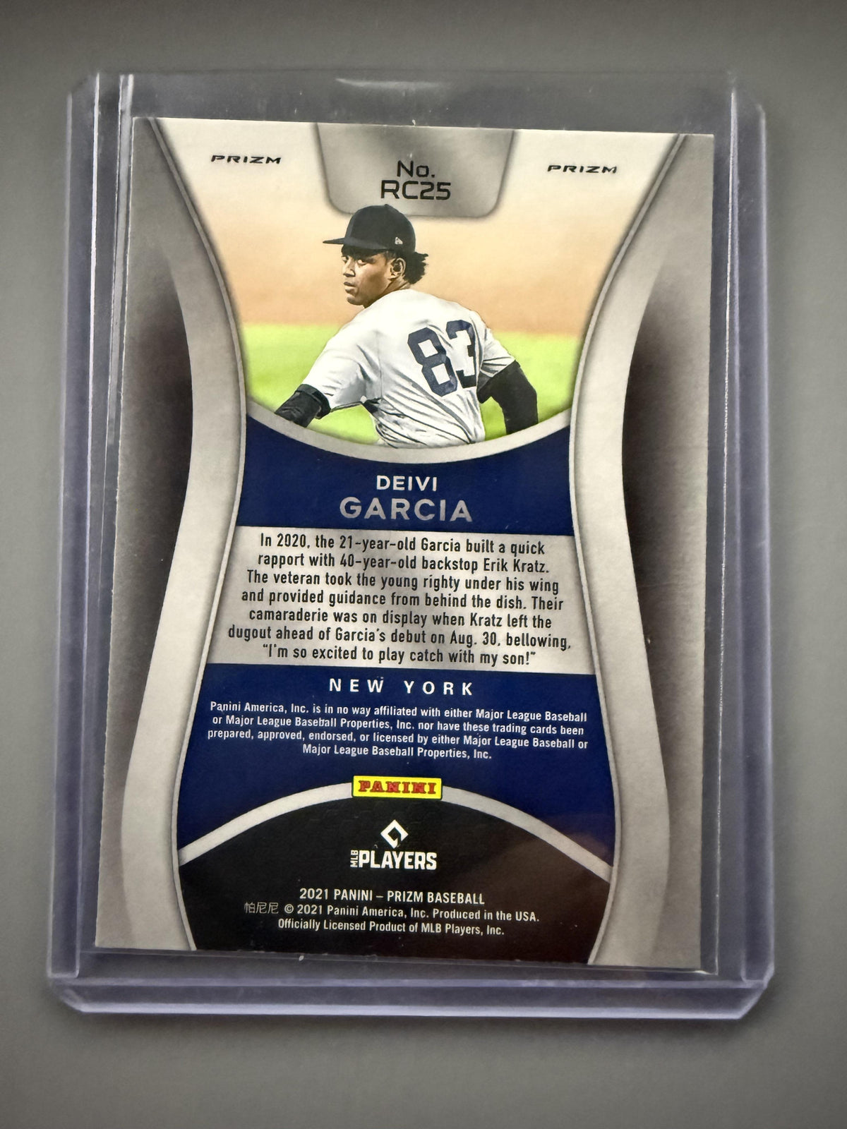 2021 Panini Prizm #RC25 Deivi Garcia Rookie Class