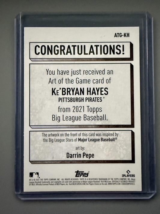2021 Topps Big League #ATG-KH Ke’Bryan Hayes Art of the Game