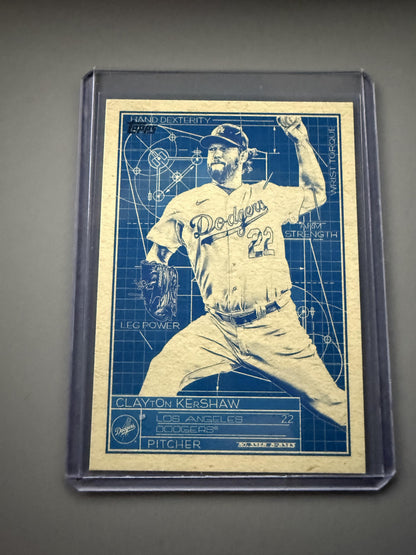 2024 Topps #SB-19 Clayton Kershaw Superstar Blueprint