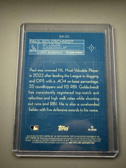 2024 Topps #SB-20 Paul Goldschmidt Superstar Blueprint