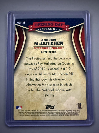 2013 Topps Opening Day #ODS-23 Andrew McCutchen Opening Day Stars