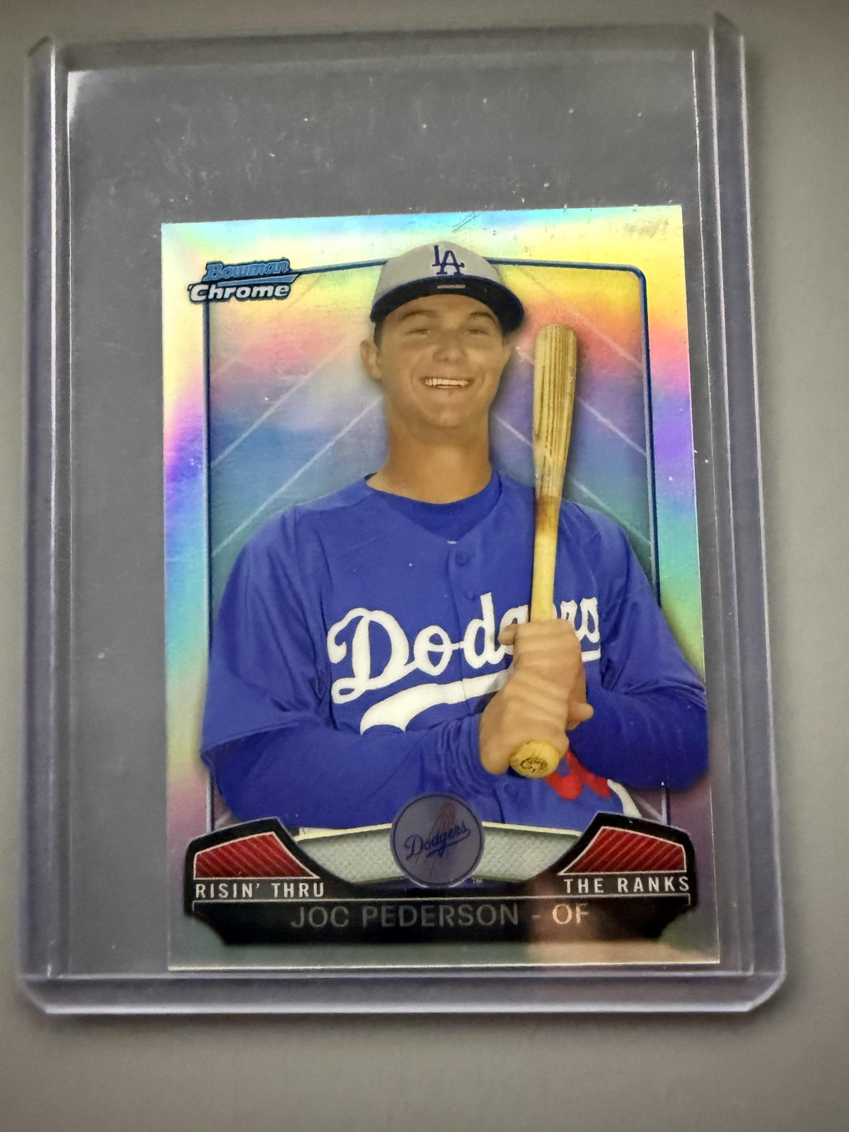 2013 Bowman Chrome #RTR-JP Joc Pederson Risin' Thru the Ranks Mini