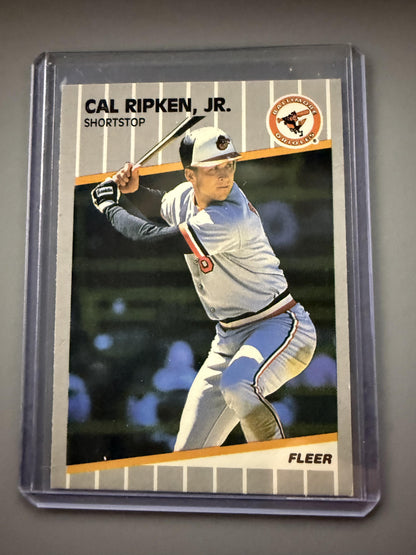1989 Fleer #617 Cal Ripken, Jr.