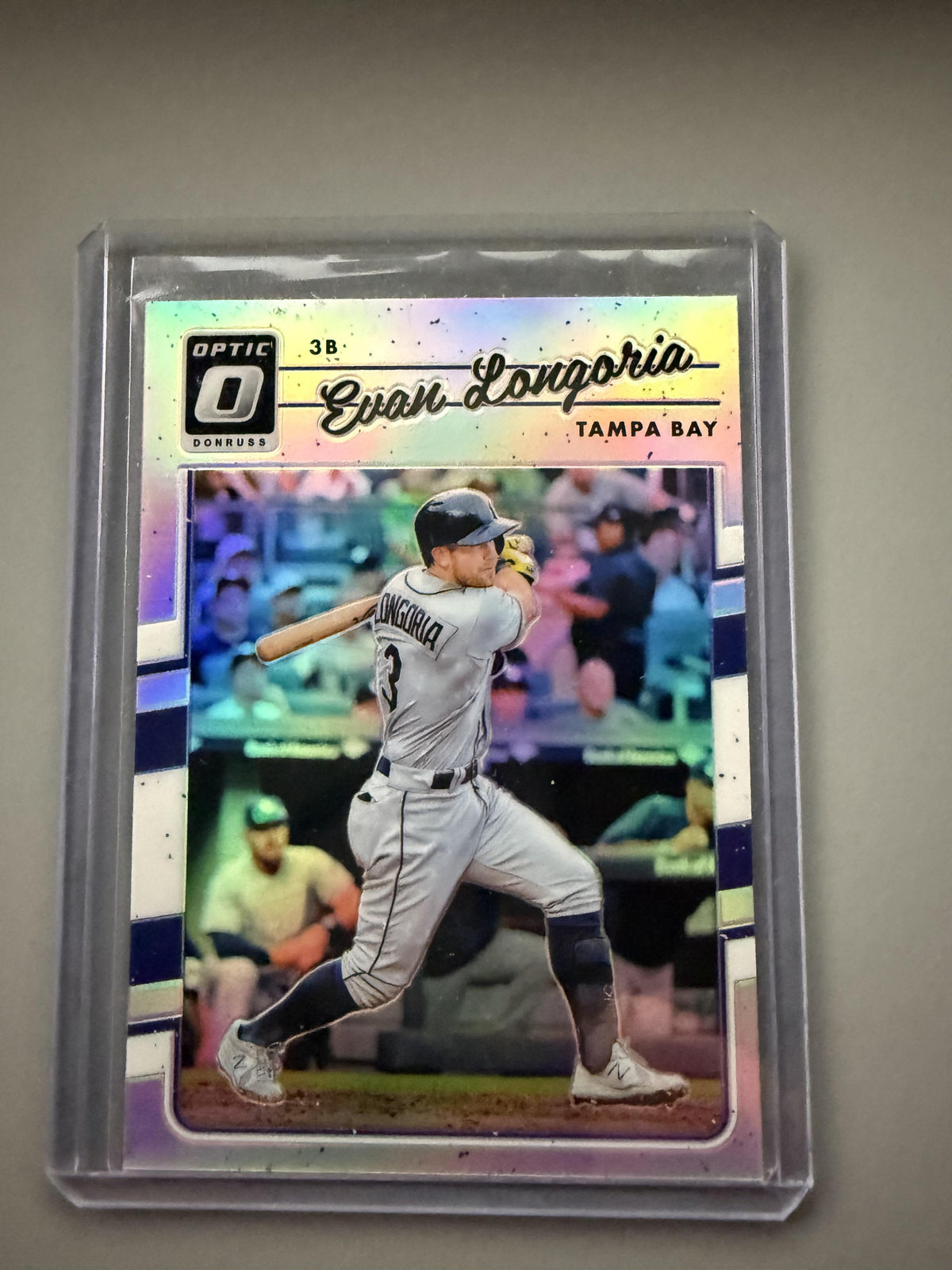 2017 Donruss Optic #143 Evan Longoria Holo