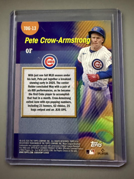 2026 Topps #TOG-13 Pete Crow-Armstrong Titans of the Game