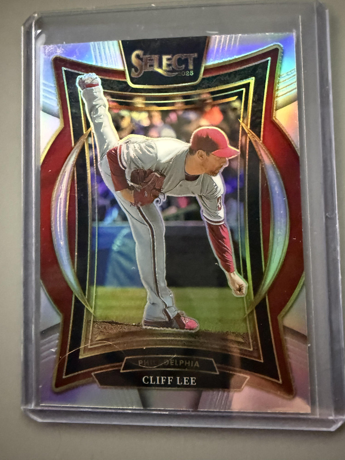 2025 Panini Select #71 Cliff Lee Silver Prizm