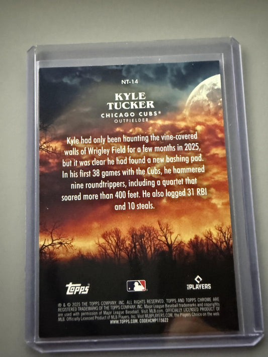2025 Topps Update #NT-14 Kyle Tucker Night Terrors
