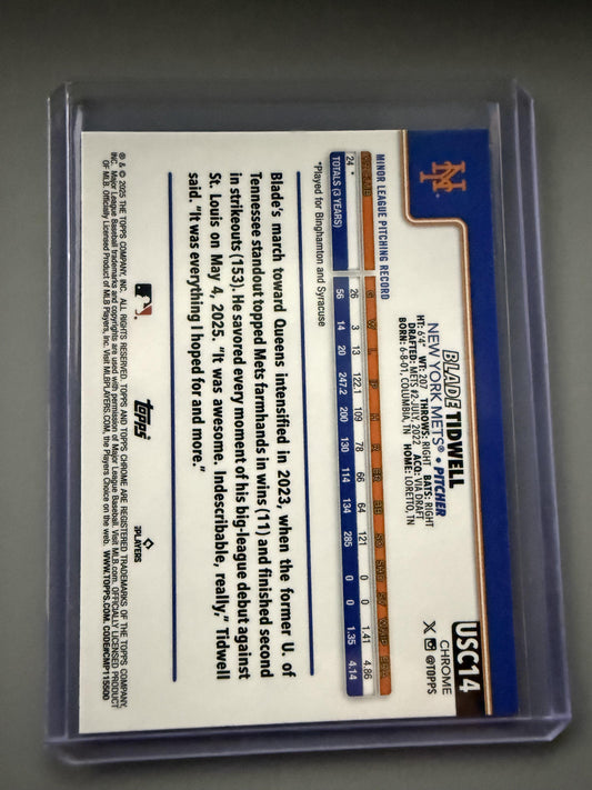 2025 Topps Chrome Update #USC14 Blade Tidwell