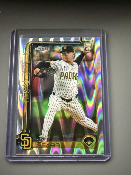 2025 Topps Chrome Update #USC85 JP Sears RayWave Refractor