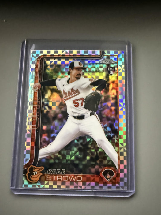 2025 Topps Chrome Update #USC193 Kade Strowd X-Fractors