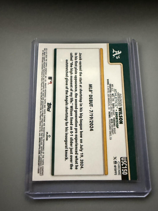 2025 Topps Chrome Update #USC150 Jacob Wilson