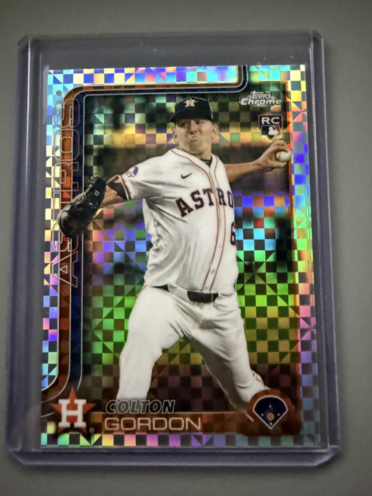 2025 Topps Chrome Update #USC23 Colton Gordon X-Fractors
