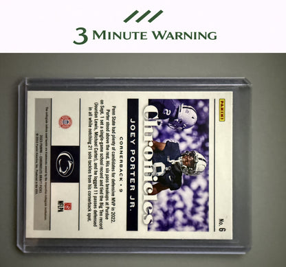 2023 Panini Chronicles Draft Picks #6 Joey Porter Jr.
