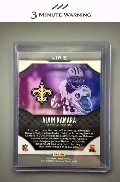 2019 Panini Prizm #FW-AK Alvin Kamara Fireworks