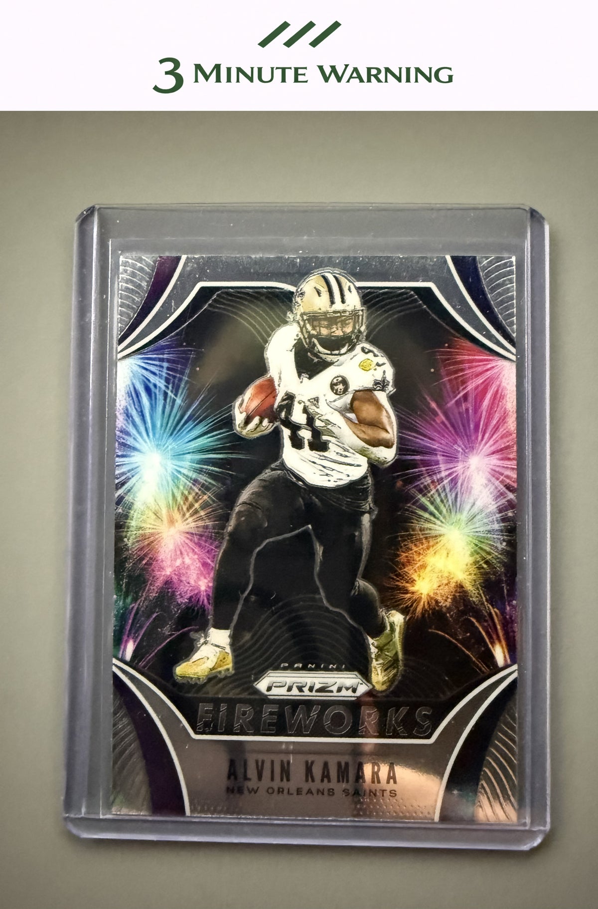 2019 Panini Prizm #FW-AK Alvin Kamara Fireworks