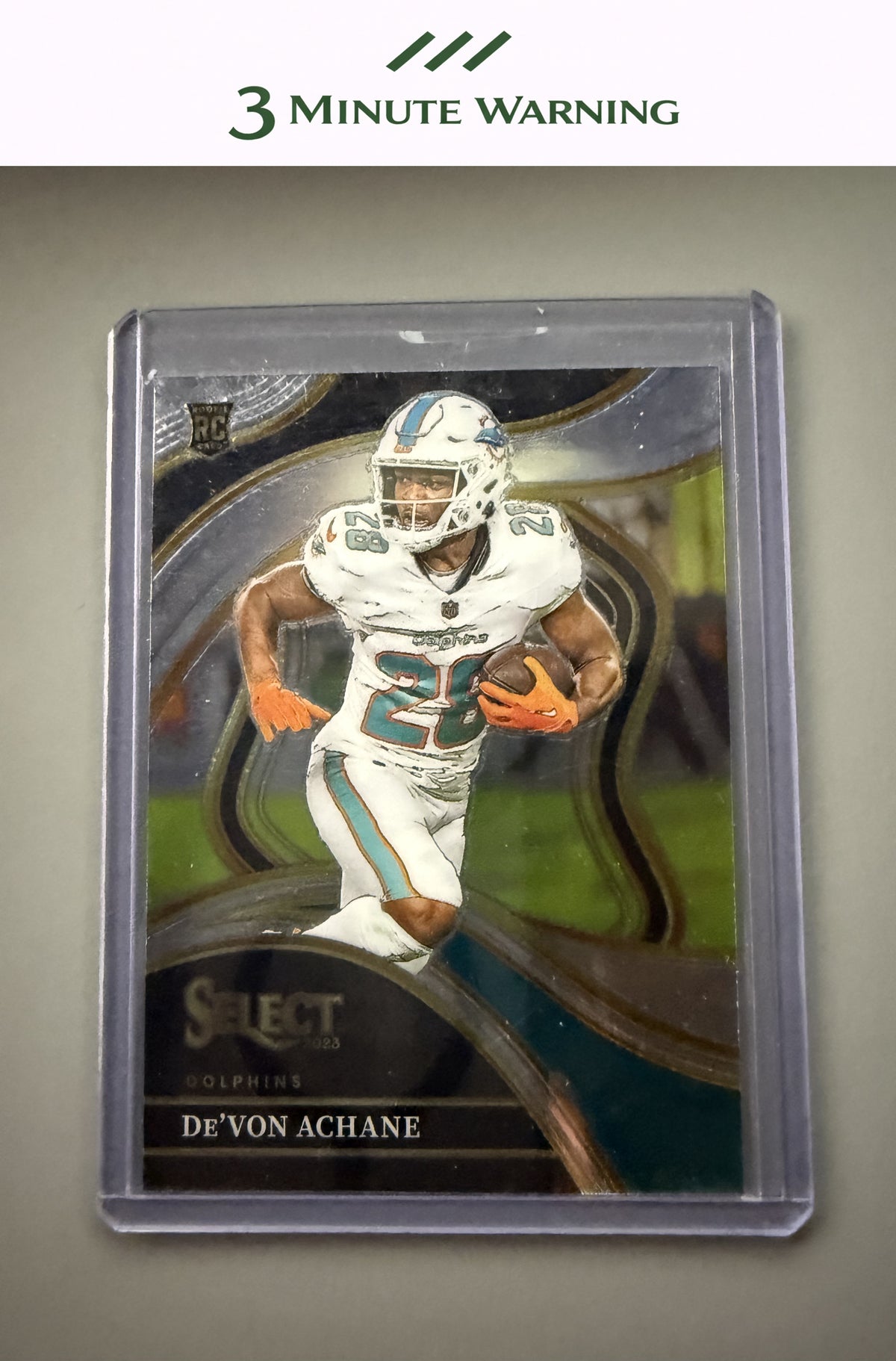 2023 Panini Select #274 De'Von Achane Silver Prizm